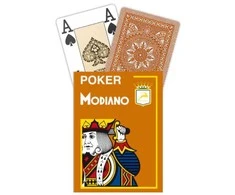 Modiano Poker Žaidimo Kortos (Oranžinės)