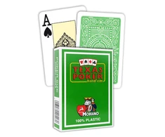 Modiano Texas Poker Hold Em Jumbo Index Žaidimų Kortos (Šviesiai Žalios)