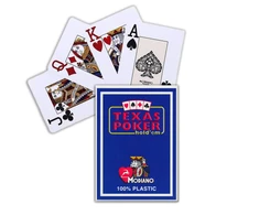 Modiano Texas Poker Hold Em Jumbo Index Žaidimų Kortos (Mėlynos)