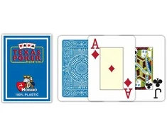 Modiano Texas Poker Hold Em Jumbo Index Žaidimų Kortos (Šviesiai Mėlynos)