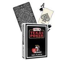 Modiano Texas Poker Hold Em Žaidimų Kortos (Juodos)