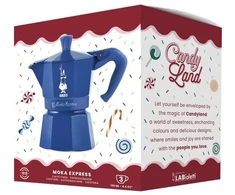 Bialetti Candyland Moka Express 3TZ (150 ml) mėlyna