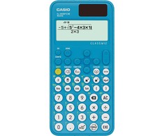 Skaičiuotuvas Casio FX-85SP CW su saulės energija, 300+ funkcijų, mėlynas
