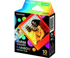 Momentinis filmas - Fujifilm Instax Square Glossy Rainbow Film 10 Sheets - Rainbow