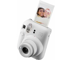 Momentinis Fotoaparatas FUJIFILM INSTAX MINI 12 (Molio balta) + 10 FUJIFILM Instax Mini Film (Glossy) (Color)