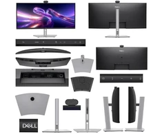 Monitorius - Dell P3426WEV 34" WQHD lenktas su internetine kamera, juodas