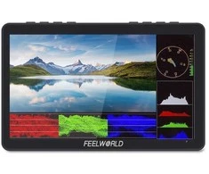 Monitorius - Feelworld F5 Pro 5.5" 1080p HDMI Jutiklinis ekranas 450cd/m²