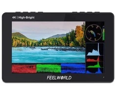 Monitorius - Feelworld F5 ProX 5.5" 1920x1080 HDMI Jutiklinis ekranas 1600cd/m²