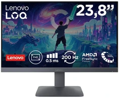 Monitorius - Lenovo LOQ 24-10 23,8″ Žaidimų Monitorius Full HD IPS 200 Hz Lunar Pilkas
