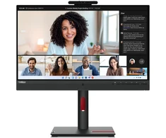 Monitorius - Lenovo T24mv-30 23.8" Full HD 75 Hz USB Hub Webcam Juodas
