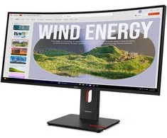 Monitorius Lenovo ThinkVision T34WD-40 LED ekranas 86.4 cm (34") 3440 x 1440 pikselių Wide Quad HD+ Juodas