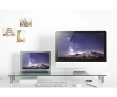 Laikiklis Gembird MS-TABLE-GL-01 stiklinis monitoriaus stovas, didelis