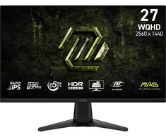 Monitorius - MSI MAG 275QF E20 27″ QHD 200 Hz Juodas