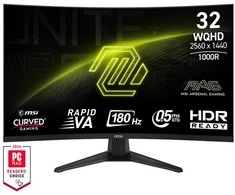 Monitorius - MSI MAG 325CQF 31.5" 2560x1440 180Hz kreivasis juodas
