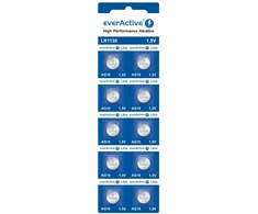 Mygtukinės baterijos - everActive G10 LR1130 LR54 10 vnt.