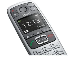Namų Telefonas - Gigaset E560HX DECT Telefonas, 14h Pokalbių Laikas, 150 Kontaktų, Juoda