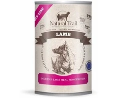 Drėgnas Šunų Maistas - NATURAL TRAIL Aviena - 400g Be Grūdų