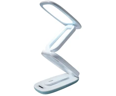 Nešiojama LED Lempa - Tiross TS-2234, 2000mAh Baterija, USB-C Įkrovimas, Sulankstomas Dizainas, Balta