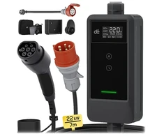 Nešiojamas elektromobilio įkroviklis - DEPOW deM2D22B7D_DL 22 kW 7 m
