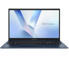 ASUS Vivobook 15 X1504VA-BQ4295W Core 7 150U 15.6" FHD IPS lygio panelė 60Hz 250 nitų AG 16GB DDR5 512GB SSD Intel Graphics 720p internetinė kamera 42 WHrs Windows 11 Tyli veikimo funkcija Mėlyna