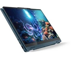 Nešiojamas kompiuteris Lenovo Yoga 7 2-in-1 14AKP10 Copilot+ asmeninis kompiuteris AMD Ryzen AI 5 340 hibridinis (2-in-1) 35,6 cm (14") Jutiklinis ekranas WUXGA 16 GB LPDDR5-SDRAM 512 GB SSD Wi-Fi 7 (802.11be) Windows 11 Home Teal