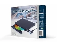 Gembird DVD-USB-031 External USB DVD drive, juodas
