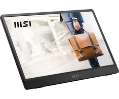 Nešiojamas Monitorius - MSI PRO MP161 E2U 15.6", FHD, 1920x1080, USB-C, HDMI, Juodas