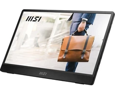 Nešiojamas Monitorius - MSI PRO MP161 E2U 15.6", FHD, 1920x1080, USB-C, HDMI, Juodas