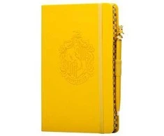 Nešiojamas Užrašų Bloknotas - Insight Editions Hufflepuff Klasikinis Veganinis Oda 184 Puslapiai su Rašikliu