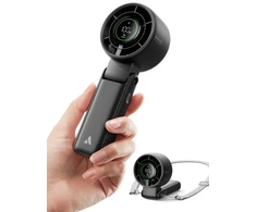 AECOOLY Halo 02 – Portable Handheld Fan, Juodas