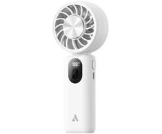 Ventiliatorius AECOOLY Halo 04 ICING Foldable Handheld Fan with Cooling Plate, Baltas