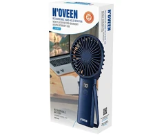 Ventiliatorius Wentylator ręczno-biurkowy įkraunamas USB NOVEEN F120