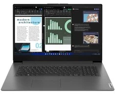 Nešiojamas Kompiuteris - Lenovo V17 G4 IRU | i5-13420H | 16GB | 512GB SSD | 17.3" FHD | Wi-Fi6+BT | Win11 Pro | Pilkas (Atnaujinta)