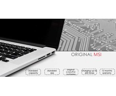 Pakaitinė kompiuterio Baterija MSI BTY-M6H, 4730mAh, Original