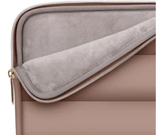 Nešiojamo kompiuterio dėklas - Tech-Protect Puffy 15–16" Walnut, Juoda