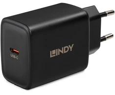 Nešiojamo kompiuterio įkroviklis - Lindy 65 W USB-C GaN įkroviklis