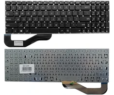 Nešiojamojo kompiuterio klaviatūra - ASUS R540 A540 K540 X540 Pakeitimas JAV Išdėstymas Juoda