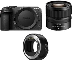 Nikon Z 30, (Z30) + NIKKOR Z DX 12-28mm f/3.5-5.6 PZ VR + FTZ II Adapteris