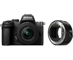 Nikon Z50 II (Z 50 II), (Z50II) + NIKKOR Z DX 16-50mm f/3.5-6.3 VR + FTZ II Mount Adapteris