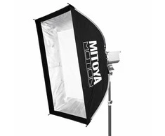 Apšvietimo įranga - MITOYA MOTION Softbox 60x90cm Bowens Mount, 2 Diffuseriai, Tinklelis