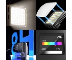 Apšvietimo įranga - Ulanzi U60 RGB LED lempa 2500-9000K 2500mAh