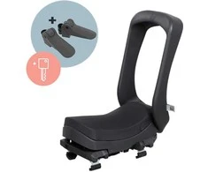 URBAN IKI Junior boot seat Juodas/Juodas SET key lock