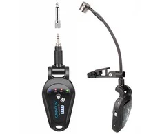 Mikrofono sistema - Belaidis KIMAFUN KM-U308A kondensatorinis 2.4GHz juodas