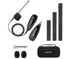 Mikrofono sistema - Belaidis KIMAFUN KM-U308A 2.4GHz Įkraunamas Juodas