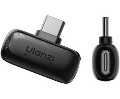 null Mikrofono sistema - ULANZI A30 Tiny Mic USB-C, 2 siųstuvai, 50m nuotolis