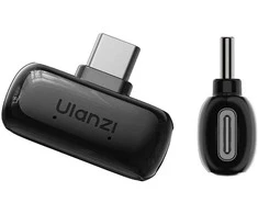 null Mikrofono sistema - ULANZI A30 Tiny Mic USB-C bevielis, 2 siųstuvai, triukšmo slopinimas