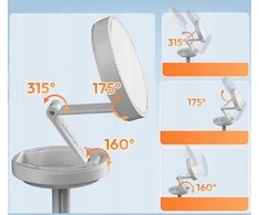 null Stovas - ULANZI MA26 Kompaktiškas stovas išmaniesiems telefonams, 58-85mm laikiklis, juodas