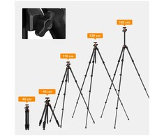 null Stovas - ULANZI OMBRA YING 158cm Aliuminis Lengvas 3kg Talpa