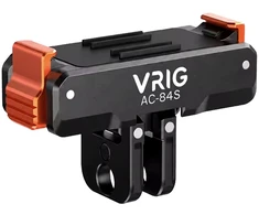 null Veiksmo kameros tvirtinimo adapteris - VRIG AC-84S, skirtas DJI Osmo Action 3, 4, 5, 6, Nano