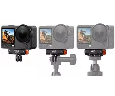 null Veiksmo kameros tvirtinimo adapteris - VRIG AC-84S, skirtas DJI Osmo Action 3, 4, 5, 6, Nano